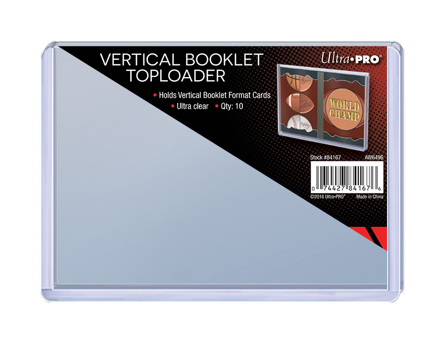 Plastový toploader Booklet Vertical 1 ks